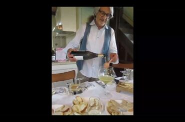 Italian Wine Expert Shows His Secret Honey Spoon Trick  #Shorts