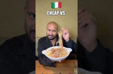 $1 vs $1,000 Italian Food 🇮🇹💰… Is Expensive REALLY Better?!