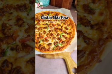 Chicken Tikka Pizza Recipe👆| Pizza Recipe #shorts #youtubeshorts #ytshorts #shortsfeed #shortsvideo
