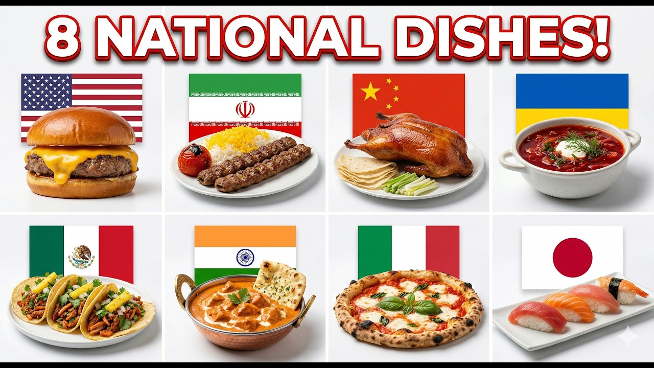 USA vs IRAN: Every National Dish Explained USA vs IRAN: Every National Dish Explained