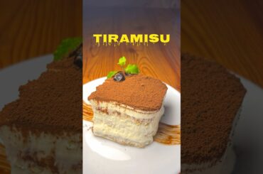 Easy Italian classic Tiramisu | #shorts #tiramisu #chocolate #love #cake #italy #recipe  #foodie