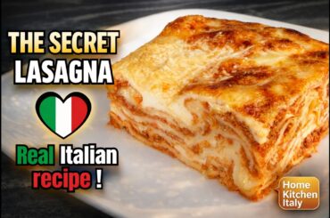 The Secret Lasagna 🇮🇹 | Real Italian Lasagna Recipe 🇮🇹 | Home Kitchen Italy