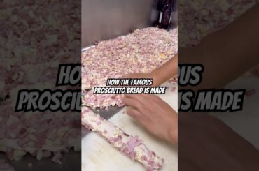 How the famous prosciutto bread is made! #prosciuttobread #bread #italianfood
