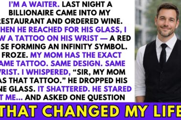A Billionaire Had My Mom's Tattoo. I Whispered 5 Words. His Glass Shattered On The Table