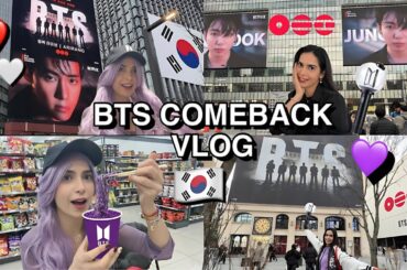 🇰🇷BTS COMEBACK VLOG: concert, Seoul shopping, CVS food💜