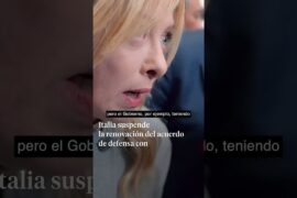 Italia suspende la renovación del acuerdo de defensa con Israel