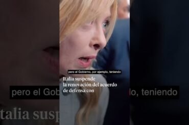 Italia suspende la renovación del acuerdo de defensa con Israel