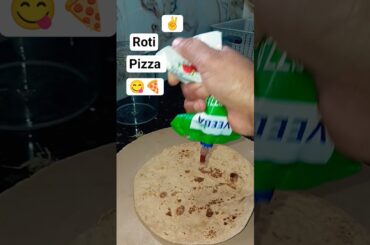 healthy pizza 🍕 must try it 😋 #ਬਚੀ ਹੋਈ ਰੋਟੀ ਦੇ ਨਾਲ #food #taste  #cooking #punjabi #punjabi