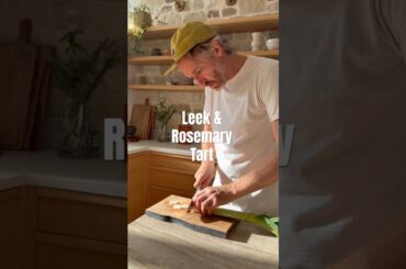 Leek and Rosemary Tart #cooking