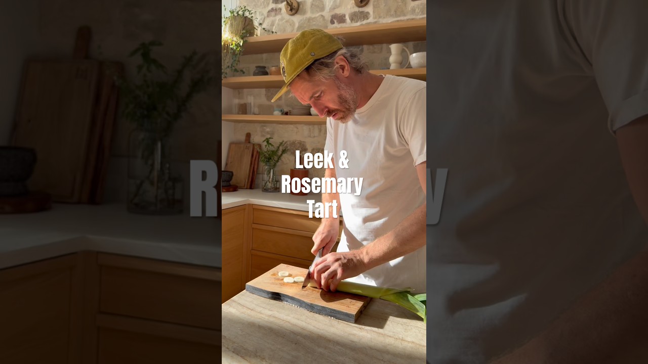 Leek and Rosemary Tart #cooking Leek and Rosemary Tart #cooking