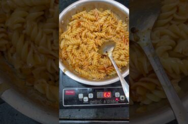 Induction Pasta Recipe 🍝 #food #foodvlog #foodshorts