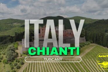 Chianti, Tuscany in 4K: Aerial Drone Tour of Vineyards, Hilltop Villages & Cypress Roads