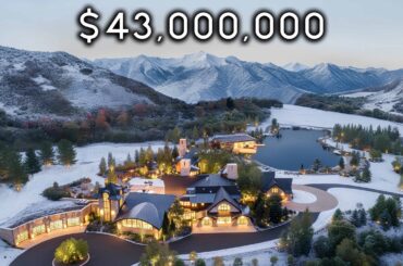 Inside A $43,000,000 MOUNTAIN Mega Mansion In The Middle Of Nowhere