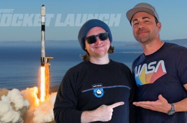 BTS at Mark Rober's Rocket Launch!