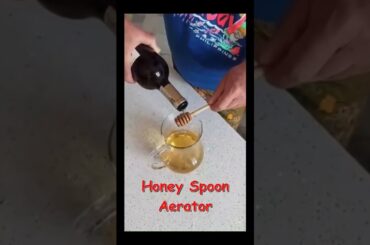 Italian Wine Expert Shows His Secret Honey Spoon Trick  #Shorts