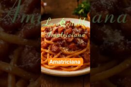 Spaghetti Amatriciana , la vera