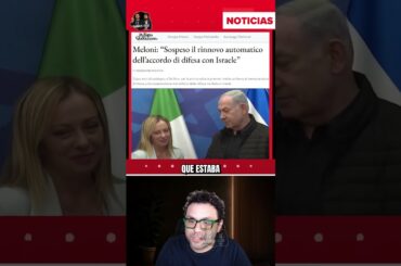 🇮🇹🇮🇱 ITALIA SUSPENDE ACUERDO DE DEFENSA CON ISRAEL — Y LO ANUNCIA EN UNA FERIA DEL VINO | AMBOS DOS