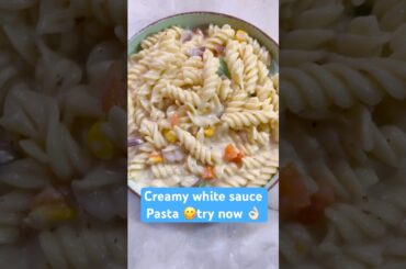 White Sauce Pasta #shorts #recipe #pasta #whitesaucepasta #food #pasta #odia #trending