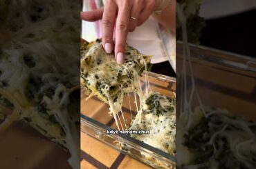 Fit špenátové lasagne. #receptipyodzuzky #recipe #lasagne #fit #spinach