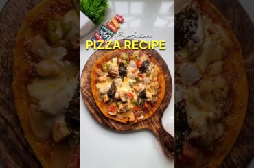 25g High Protein Pizza 🍕💪 Perfect Weight Loss Recipe #highprotien #pizzarecipe #nooven #shorts