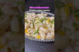 White sauce pasta #viral #food #trendingshorts #shortvideo #cooking #easyrecipe #trending #shorts