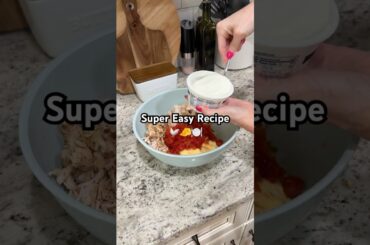 Super Easy Recipe-Chicken Spaghetti Bake #easydinner #bakedspaghetti #recipe