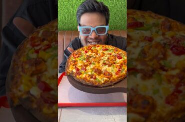First time Soya chaap pizza trying 😱#shortsfeed #viralvideo #ytshorts #foodblogger #shorts #foodie
