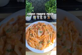 Cheesy tomato pasta recipe 🤤❤️❤️....#shorts #recipe #tomatopasta #pasta #foodshorts #viral #snacks