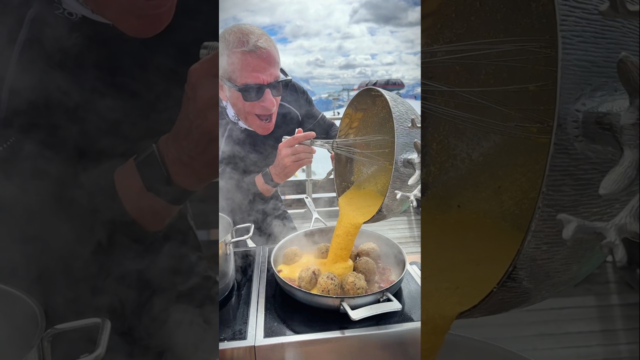 Quanto mi gasa la montagna? 😄 #chefmaxmariola Quanto mi gasa la montagna? 😄 #chefmaxmariola