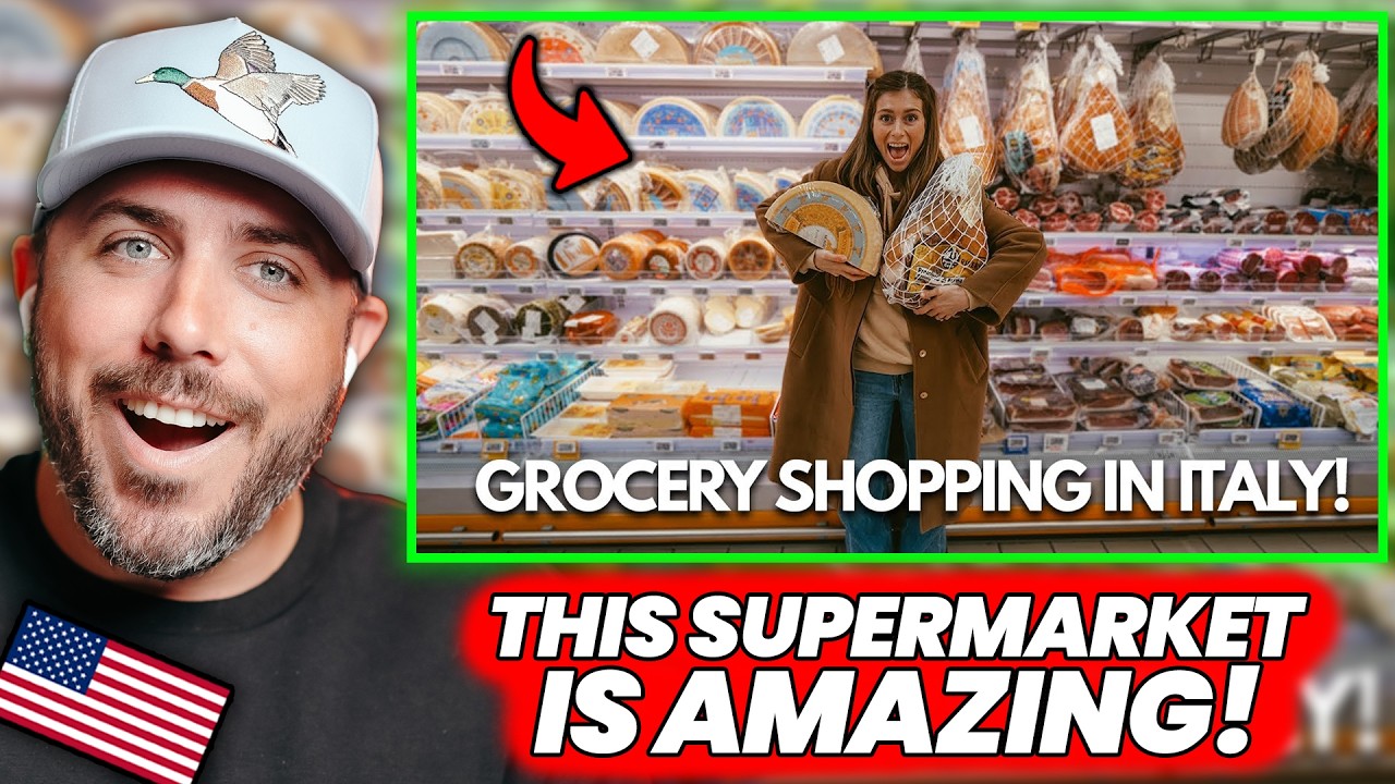 American Reacts: Italian Supermarket Tour…Way Better Than Ours American Reacts: Italian Supermarket Tour...Way Better Than Ours