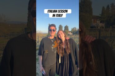 Italian Lesson in Italy