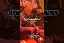 Slicing Ibérico in Madrid  #easyrecipes #recipe #easyrecipe #travel #madrid #foodtour  #foodie