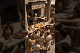 “What If You Sold Pizza in Ancient Greece? 🍕😳 #shorts #viral #trending