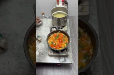 Spaghetti with ground beef in creamy sauce!