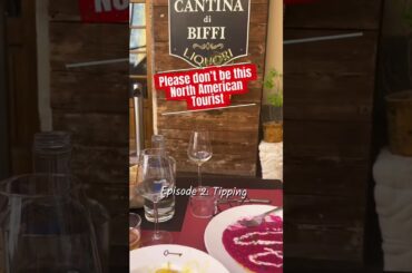 Tipping in Italy, know before you go. #travel #italiangetaway #italy #italyvacations