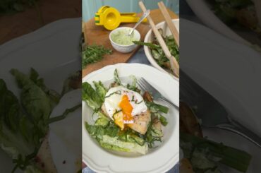 Smoked Haddock & Wild Garlic Caesar Salad