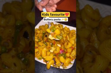 buttery Pasta Recipe 🔥 | 5 Min Masala Pasta😋 #shorts #food #pasta #macroni #streetfood #viral #spicy