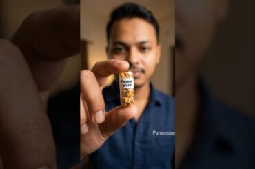 Paneer pizza Capsule 😱Instant Paneer pizza capsule #food #indianfood #aishorts #shorts