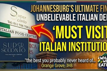I Found Joburg's Best Italian Food Store — Super Sconto Review