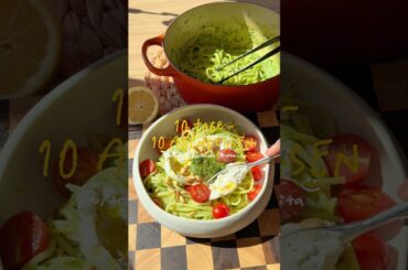 BÄRLAUCH PASTA mit Burrata 🌱