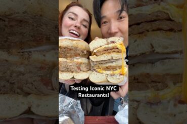 Are these iconic NYC restaurants worth the hype? #NYCfood #chinesefood #italianfood #bagel #pasta