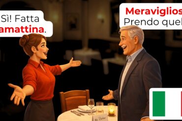 🇮🇹 15 Italian Restaurant Conversations Every Beginner Needs to Master
