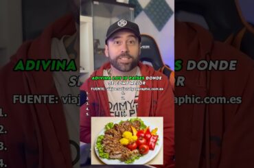 Adivina los 10 países donde se come mejor 🌍🍽️ #quiz #adivina #comida #trivia