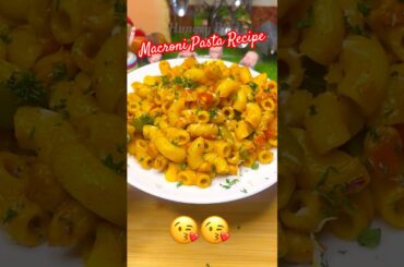 Bachon Ki Favourite Macroni Pasta Recipe 😋| Creamy & Delicious #shorts #pasta #food #1million #yt