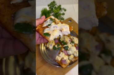 Bread🍞Se Banaya Pizza🍕#shorts#pizza#pizzalover#foodshorts#recipe#cookingshorts#cooking#ytshorts