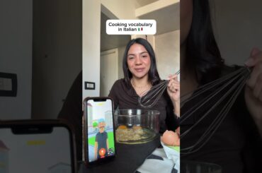 Practicing Italian while cooking🧑‍🍳 #learnitalian #speakitalian #italianlanguage #learnitalian2026