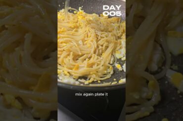 This “Egg Pasta” Would Make Italians Mad 🇮🇹  #cooking #mukbang #kfood #recipe #noodles
