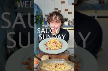 Saucy Sunday EP 2: pasta carbonara🇮🇹 NL en ENG recipe below!