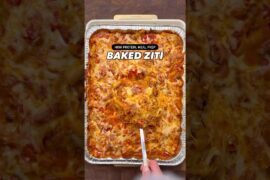 Macro-Friendly, High Protein Baked Ziti #shorts