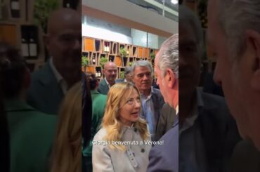 Vinitaly, Zaia accoglie Meloni a Verona: “Il vino settore chiave per Veneto e Italia”